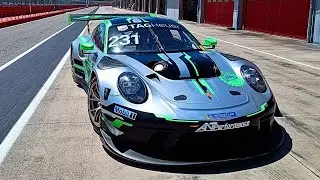 Porsche 911 GT3 R (991.2) Exhaust Sound - Engine Idle White Noise 1 Hour