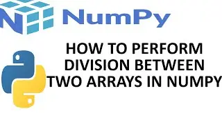 How to Perform Division  Operation between Two Arrays