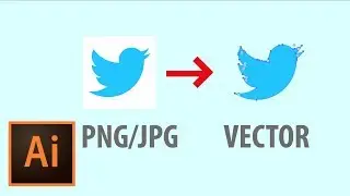 How to Change a JPG/PNG image to Vector file! | Adobe Illustartor