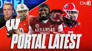 Transfer Portal LATEST: 5-Star EDGE Leaving UGA | Wisconsin Gets Their QB | South Carolina Lands RB