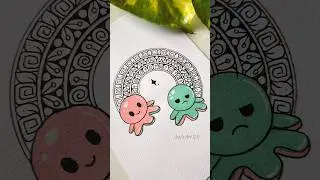 Mandala therapy 🐙😊🙁 