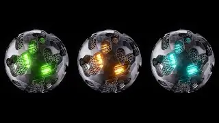 Blender - Powerball - Abstract Design Animation - Blender 3.0 - EEVEE