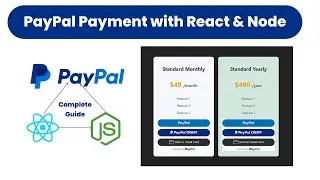 How to Integrate PayPal Payment Gateway in React js and Node js | PayPal Integration in React js