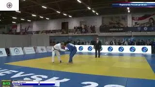 81 kg Шмидт А Кунижев Т 09 11 2021 Т1 Первенство России по дзюдо до 18 лет, ИЖЕВСК