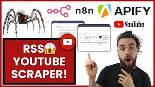 n8n RSS Feed Automatically Scraping YouTube Videos Daily w/ Apify 🤖 n8n Automation