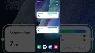 how to add screen time widget on android 