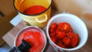 Как сварить морс из помидор ? Как закрыть на борщ томат на зиму через мясорубку ?