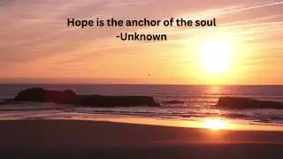 Hope is like a road.. 