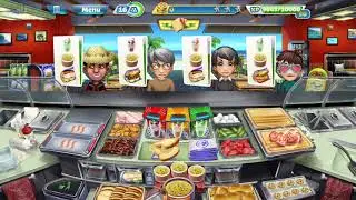 Cooking Fever – Using the oven, cutting board and warmer in the Sandwich Shop!