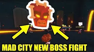 [TESTING SERVER] MAD CITY VOLCANO BOSS FIGHT | Roblox Mad City