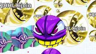 AGGRESSIVE GAMEPLAY 😡 (AGAR.IO MOBILE)