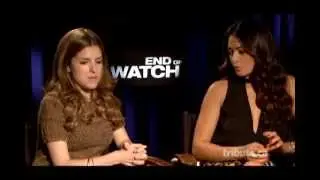 Anna Kendrick & Natalie Martinez - End of Watch Interview with Tribute at TIFF 2012