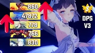 They BUFFED Seele Double Ult in v3! - HERRSCHER OF REBIRTH DPS Showcase - Beta v3
