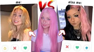 Normal VS e-Girl on TINDER