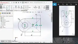 Learn SolidWorks Plate Washer 2D Sketch SolidWorks Exercises #1