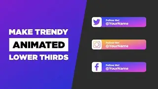 Make Trendy Animated Lower Thirds In Alight Motion || Alight Motion Tutorial