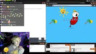 xQc gets surprised from Welcome to The Game's Developer