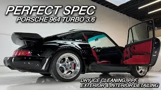 PERFECT Spec? Dry Ice Cleaning & Detailing Porsche 964 Turbo 3.6