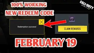 February 19 New Redeem Code Codm 2023 | Codm season 1 Redeem Code 2023