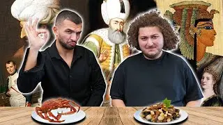 TARİH KARAKTERLERİNİN EN SEVDİĞİ YEMEKLERİ DENEDİK ! w/