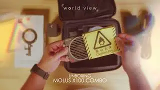 UNBOXING Painel Iluminador Led Pocket Zhiyun MOLUS X100 COB Light 100W Kit Combo