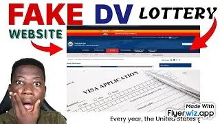 Fake DV Lottery website vs The Original | Link Given to participate/apply