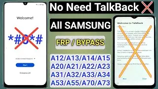 Samsung Frp Bypass 2025 Android 12-13-14 | A12/13/14/15/A20/A21/A22/A02/A03/A04 | No Need TalkBack