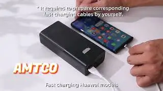 USAMS CD185 LED Display 30000mAh High Capacity 65W Fast Charging Power Bank