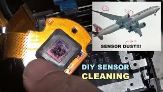 DIY How-to Dirty Image Sensor Cleaning - Panasonic Lumix FZ70 Superzoom Digicam 