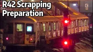 ⁴ᴷ⁶⁰ Retired R42s Transferred from East NY Yard to 38 Street Yard in Preparation for Scrapping