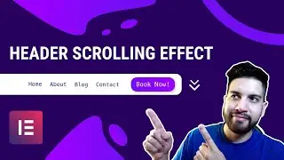 Change Header, Button & Logo Background On Scroll With Elementor