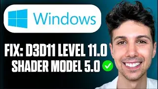 How to Fix D3D11 Compatible GPU Feature Level 11.0 Shader Model 5.0 - Beginner Tutorial