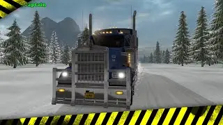 American Truck Simulator | Dalton & Elliot Highway Extreme Winter Mod Map