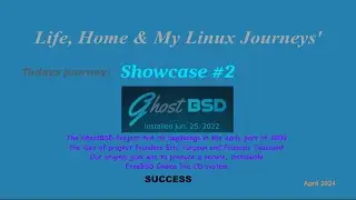 GhostBSD 24 01 1 Showcase 2  Installed on 6-25-2022 Xfce4 DE