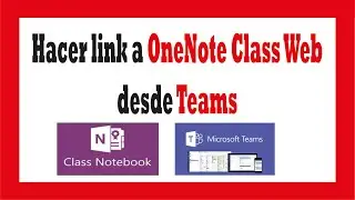 Link a OneNote Class Web en Teams