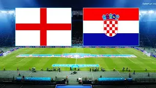 PES 2021 - England vs Croatia - UEFA EURO 2020 - Full Match & Amazing Goals Gameplay