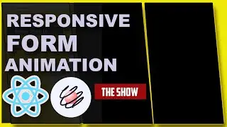 Animated SignUp Form Using React.js & React Spring For Absolute Beginners| 2020 HD