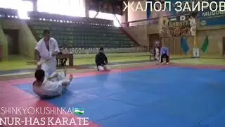Жалол Зайиров (Навои)- Учкун Авлякулов (Бухара) Чемпионат Узбекистана Киокушин-Каратэ | WKO #navoi