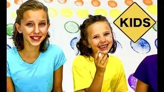 Learn English Colors! Rainbow Paint Dots with Sign Post Kids!