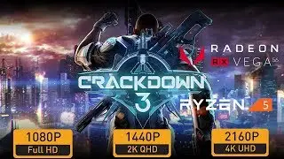 Crackdown 3 | Vega 56 | Ryzen 5 2600 | 1080p 1440p 2160p