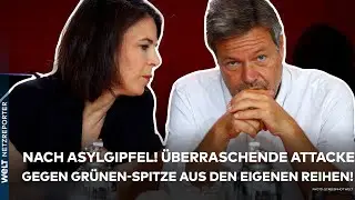 DEUTSCHLAND: Nach Asylgipfel! Überraschende Attacke gegen die Grünen-Spitze - aus den eigenen Reihen