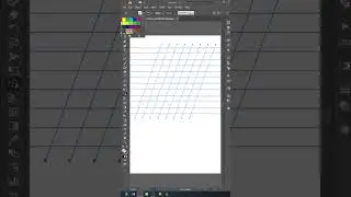 HP logo design in illustrator cc 