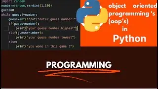 #Day24:-what is object oriented  programming's OOP'S) in 🐍 python | oop's for #pythonforbeginners