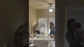 Morning time spent with Baby 🥳 Happy Babies Kidz View 💕 #happybabieskidzview
