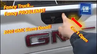 HELP! I Can't Open my ELECTRIC TAILGATE! (2020 GMC Sierra Denali)