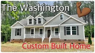 "The Washington" - Custom Built Home || Construction Process and Finished House Tour