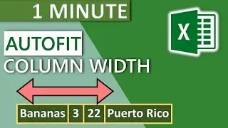 Autofit Column Width 