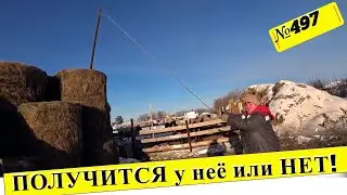 Тяжёлая работа, которой мы не боимся. Долгожданное тепло после морозов -40 Наша жизнь в деревне.