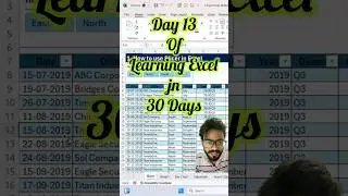 Slicer in Excel‼️Day 13 | Excel Learning 