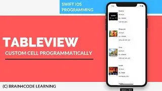 TableView with Custom Cell tutorial in Swift 5 iOS | Hindi | iOS Programming for Beginners in Hindi